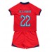 Tanie Strój piłkarski Anglia Jude Bellingham #22 Koszulka Wyjazdowej dla dziecięce MŚ 2022 Krótkie Rękawy (+ szorty)
